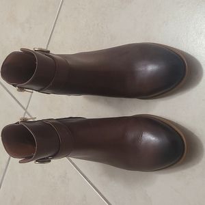 Coach leather boots